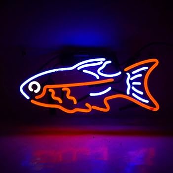 Amazon.co.jp: GOLDFISH ネオンサイン 魚 ライトNEON SIGN